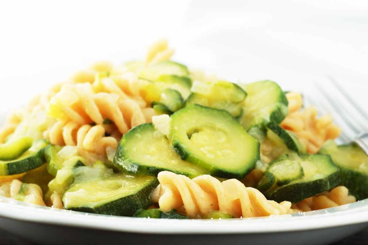 variante gourmet della pasta e zucchine